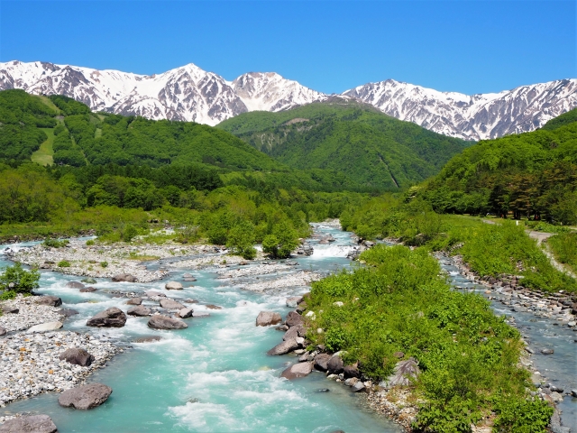 長野県の風景：北アルプス